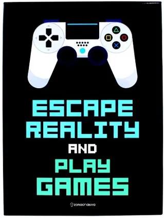 Quadro em Metal Escape Reality And Play Games