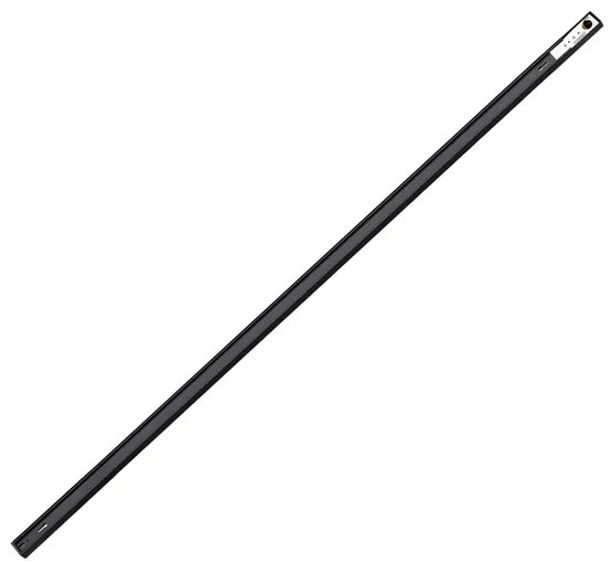 Trilho Sobrepor Aluminio 2M - PRETO