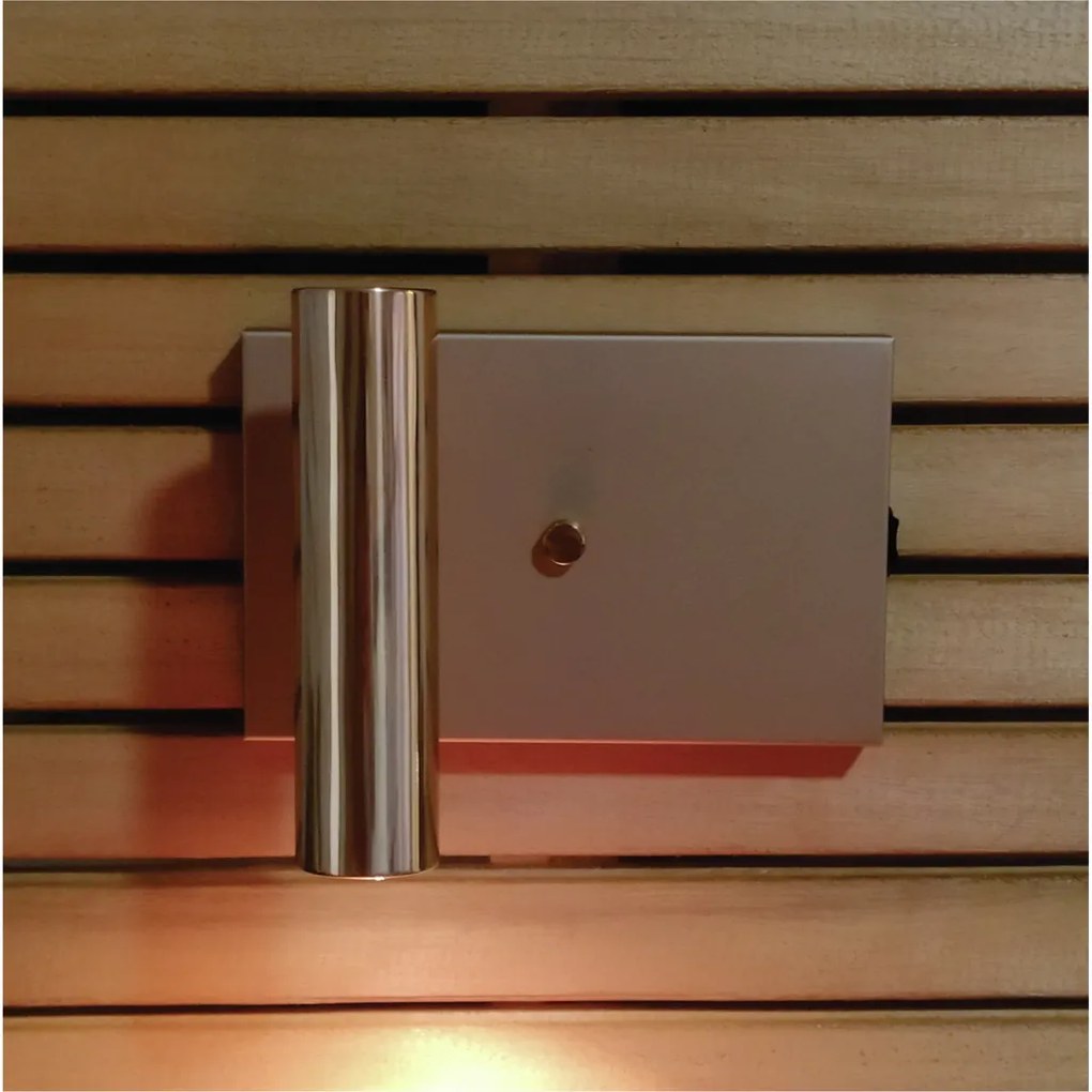 Arandela Horizontal 12X25Cm Tubo Articulado 01Xmr11 Com Interruptor -... (ROSE FOSCO)