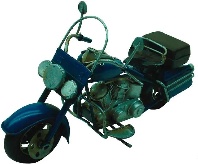 Miniatura Motocicleta Azul