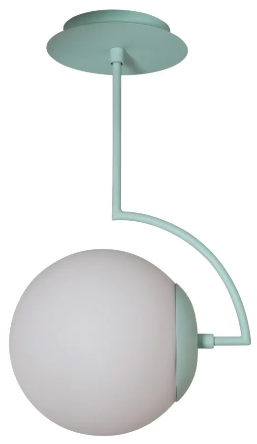 Plafon Allen 20X43,4X25,1Cm 1Xe27 Alumínio E Globo Ø20Cm - Usina 25001... (CB-M - Cobre Metálico, FOSCO)