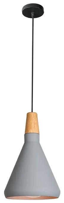 Lustre pendente cone suporte de lâmpada de iluminação industrial vintage - 6