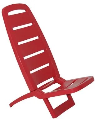 Cadeira Dobrável Tramontina Guarujá em Polipropileno Vermelho