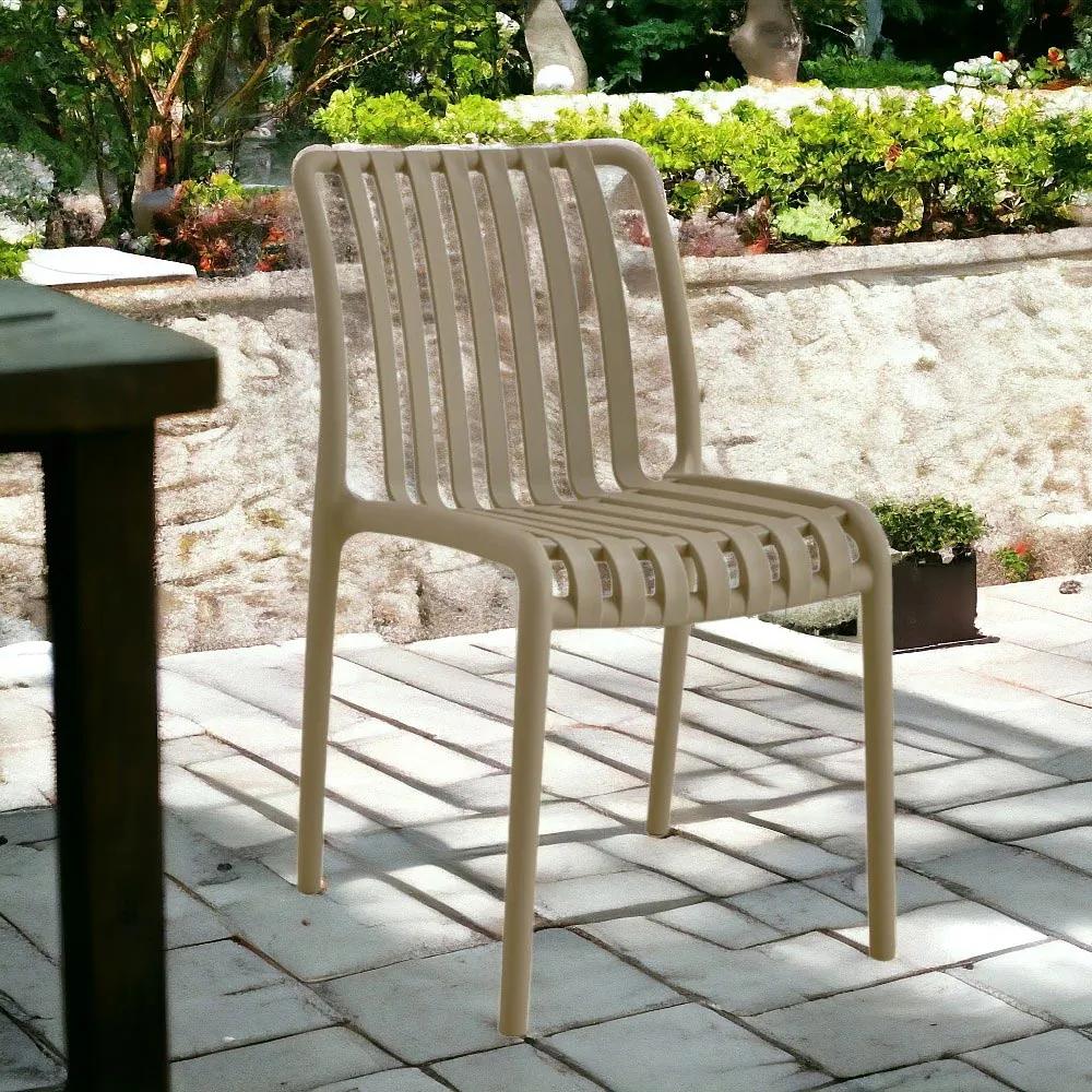 Kit 5 Cadeiras Monoblocos Área Externa Ipanema com Proteção UV Fendi G56 - Gran Belo