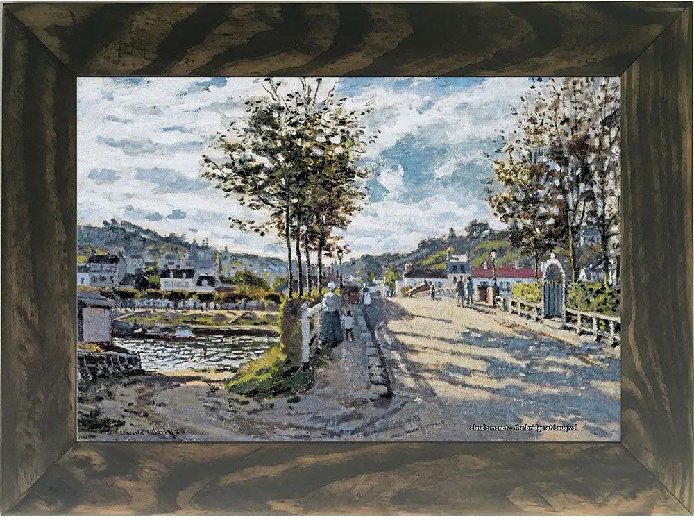 Quadro Decorativo A4 The Bridge at Bougival - Claude Monet Cosi Dimora