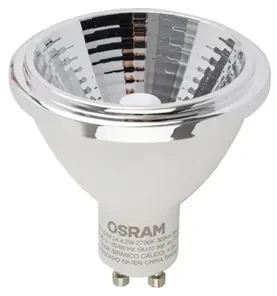 Lampada Led Ar70 Gu10 3,3w 300lm 24 2700k