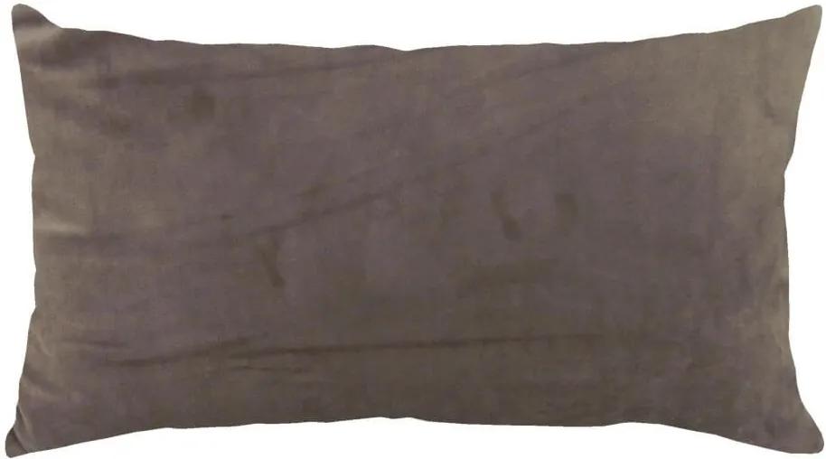 Capa de Almofada Retangular Veludo Caqui 60x30cm