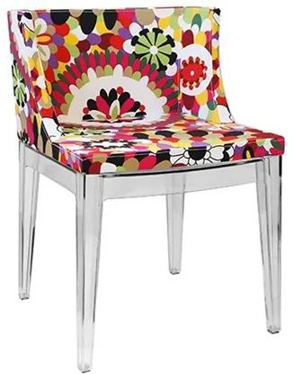 Cadeira Stefano em Linho Estampado - Floral
