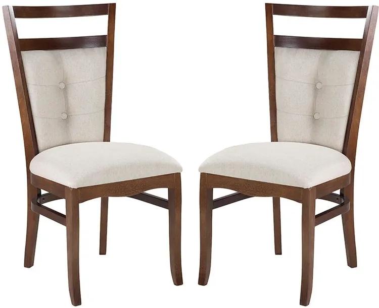 Conjunto 2 Cadeiras Marselha - Wood Prime MF 15384