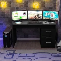 Mesa para Computador Notebook Desk Game DRX 5000 Preto - Móveis Leão