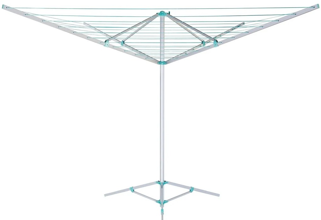 Varal Umbrella Tramontina de Alumínio com Cordas em Pvc Braços e Tripé Dobráveis e Capacidade de Secagem de 50m -  Tramontina