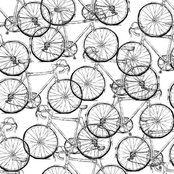 Papel De Parede Adesivo Bikes (0,58m x 2,50m)