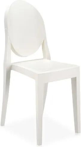 Cadeira Decorativa, Sem Braço, Branco, Invisible