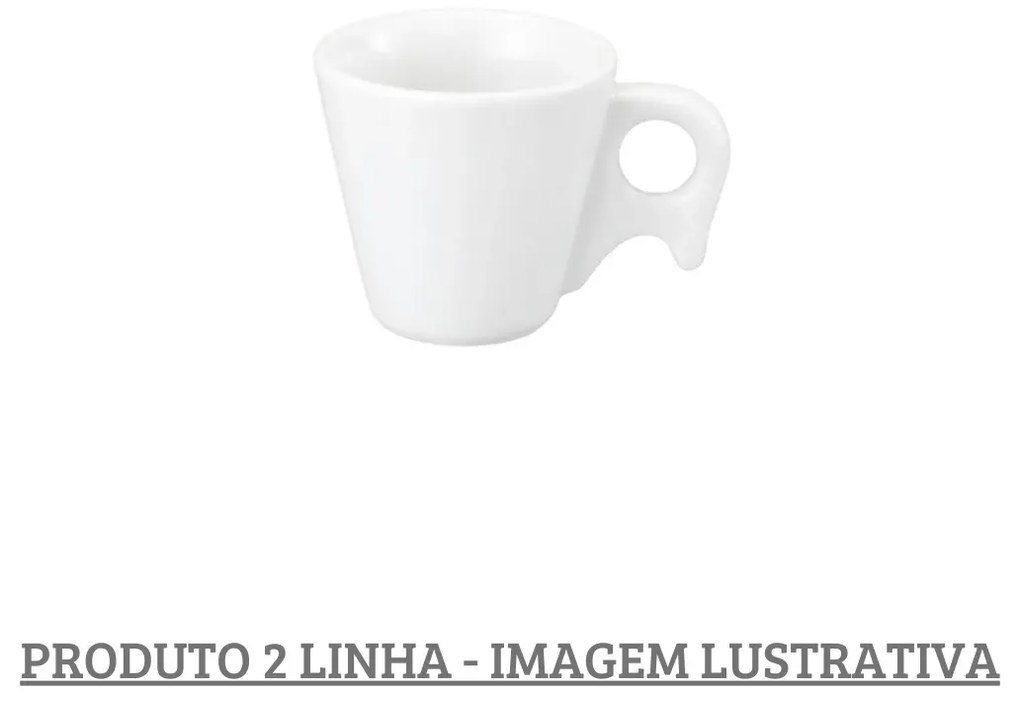 Xicara Café Sem Pires 70Ml Porcelana Schmidt - Mod. Bird 2º Linha 182