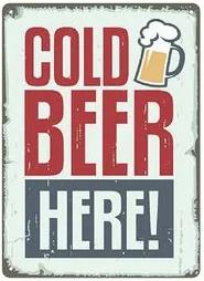 Placa Decorativa em MDF Cerveja Cold Beer