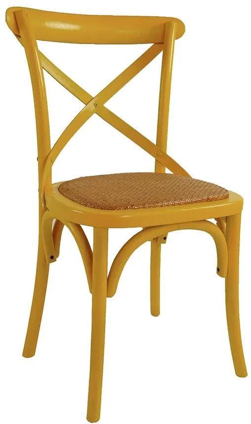 Cadeira de Jantar X Espanha com Rattan - Wood Prime TT 33250
