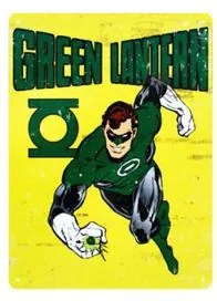 Placa Decorativa em MDF Lanterna Verde DC Comics