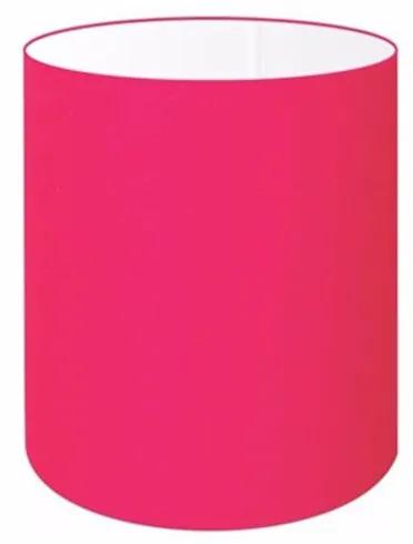 Cúpula abajur e luminária cilíndrica vivare cp-8001 Ø13x15cm - bocal europeu - Rosa-Pink