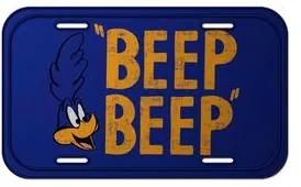 Placa Decorativa de Metal Papa Leguas Beep Beep Looney Tunes