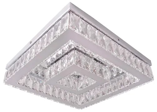 Plafon Led Sobrepor Cinza 33w 3000k 40cm