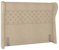 Cabeceira Cama Box Casal Queen 160cm Trinidad P02 Boucle Bege - Mpozen