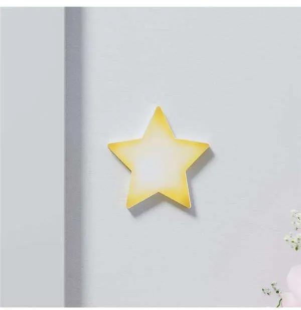 Adesivo de Parede Estrela Amarela 5.5cm Grão de Ge