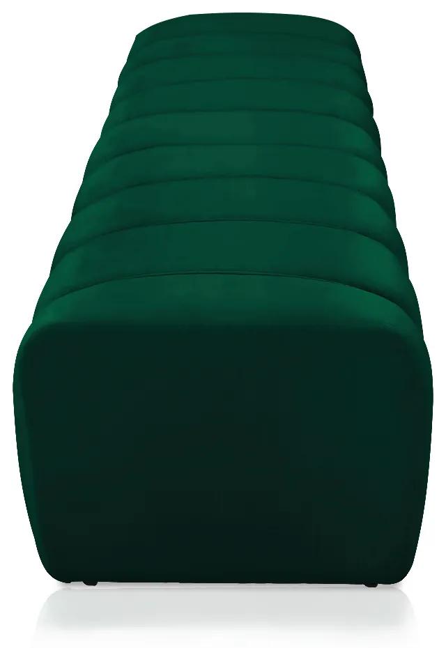 Calçadeira Olivia Casal 140 cm Veludo Verde Esmeralda - D'Rossi
