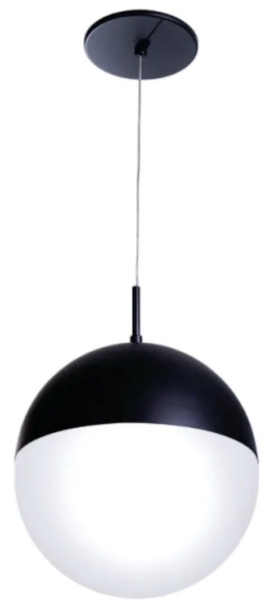 Pendente Globo Ø20X26Cm Metal E Globo Ø20Cm 01Xe27 |Old Artisan Pd-551... (LUNA / DOURADO BRILHO, AMBAR)