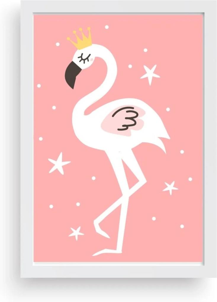 Quadro Love Decor Decorativo Infantil Flamingo