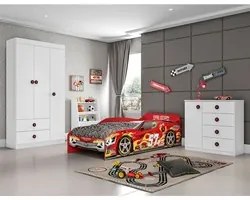 Cama Carro Infantil Evolution Car M08 Vermellho - Mpozenato