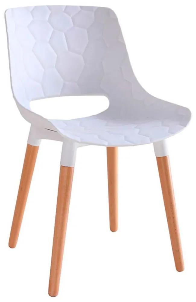 Cadeira Decorativa Para Salas e Cozinhas LivClean (PP) Branca - Gran Belo