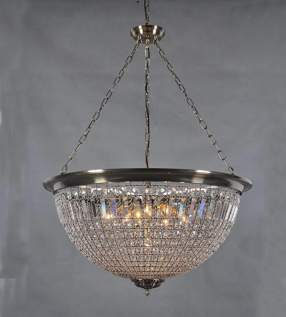 Lustre de Cristal Locarno com 7 lâmpadas