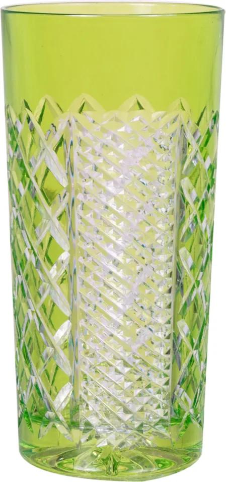 Copo de cristal Lodz para Água de 350 ml – Verde Oliva