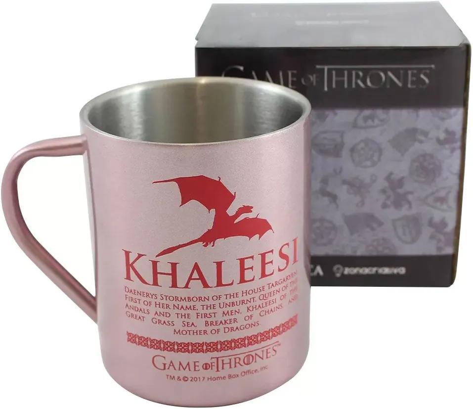 Caneca de Aço Khaleesi - Game Of Thrones