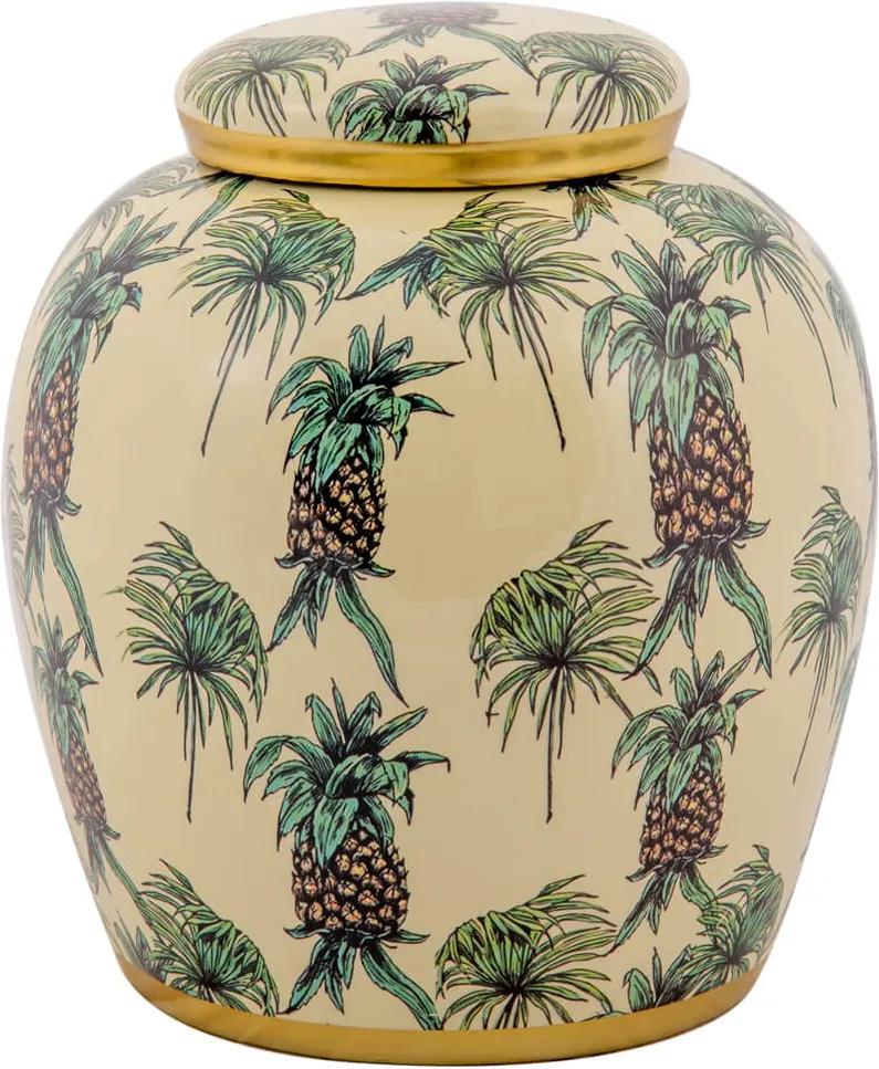 Vaso Decorativo de Porcelana Havaí M - Linha Pineapple