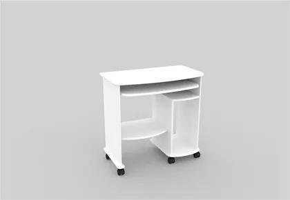 Mesa para Computador C211 com Rodízios Branco - Dalla Costa