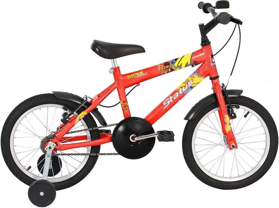 Bicicleta Infantil Status Bike Max Force Aro 16 - Laranja