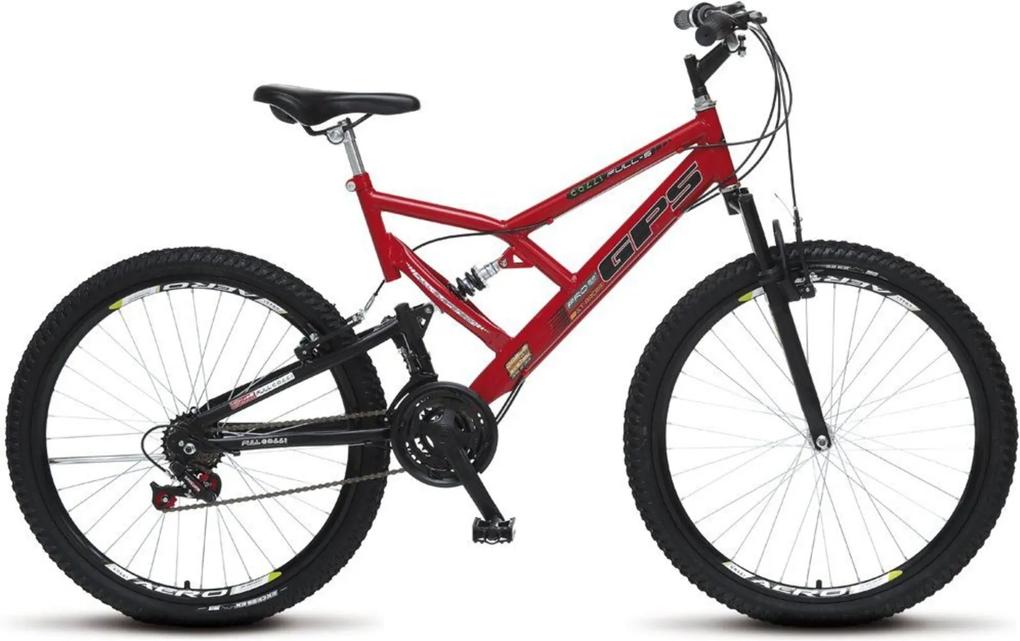 Bicicleta Colli Bikes Aro 26 Full-s GPS Vermelho
