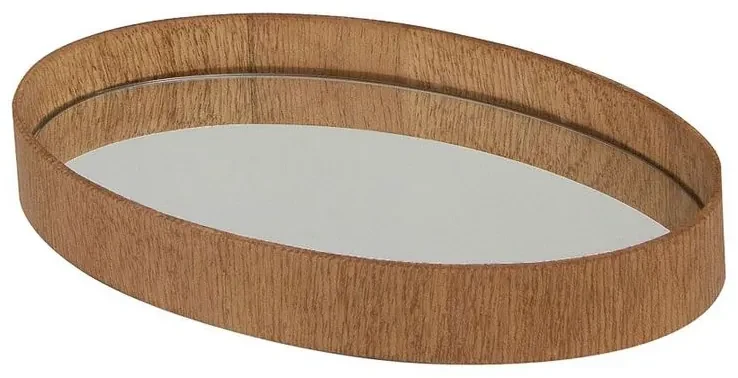 Bandeja madeira coquinho c/sisal natural 45x30x4cm woodart