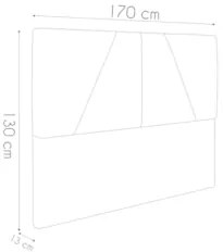 Cama Casal Queen com Cabeceira 165cm Pés Metálicos Elisa S05 Linho Beg