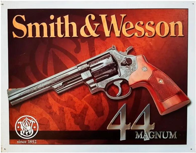 Placa De Metal Smith & Wesson
