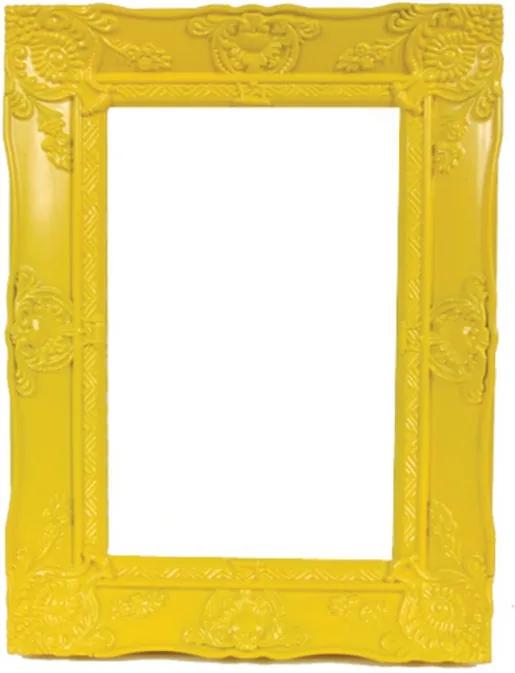 porta retrato NEW AMARELO  plastico   10X15cm  IIunato  73005851
