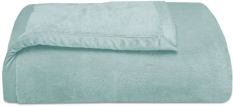 Cobertor Soft Premium Liso Queen 480g/m²  - Acqua - Naturalle