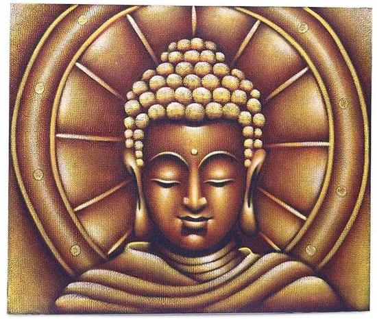 Tela Aura de Buda | Pintado à Mão