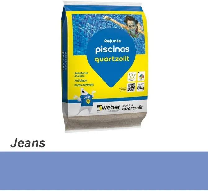 Rejunte para Piscina 5Kg Jeans - Quartzolit - Quartzolit