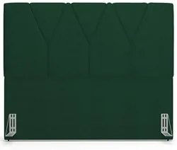 Cabeceira Cama Box Solteiro 100cm Aura Suede W01 Verde - Mpozenato