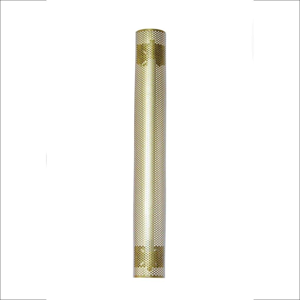 Arandela Rera 09X9,5X69Cm 01Xt8 Tubular Led 60Cm Metal Alumínio - Old... (DOURADO FOSCO)