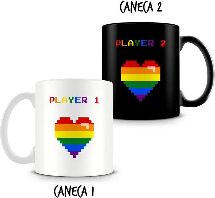 Caneca Dupla Personalizada Player Pride