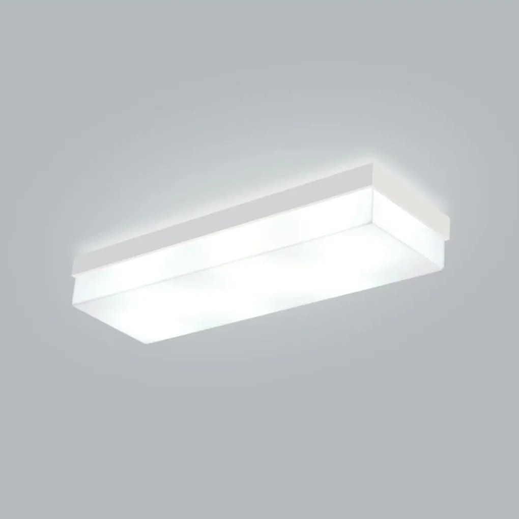 Arandela Flutua Retangular 20X70Cm 6Xe27 Metal E Acrílico | Usina 3920... (CP-M - Champagne Metálico)