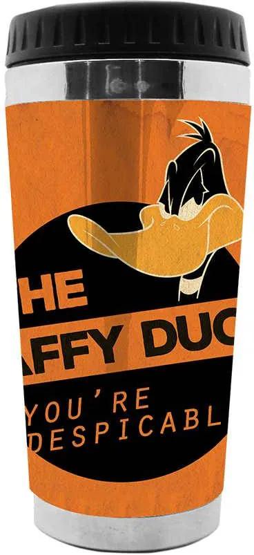 Copo Térmico Looney Tunes Daffy Duck Despicable Laranja 473 ml - Urban